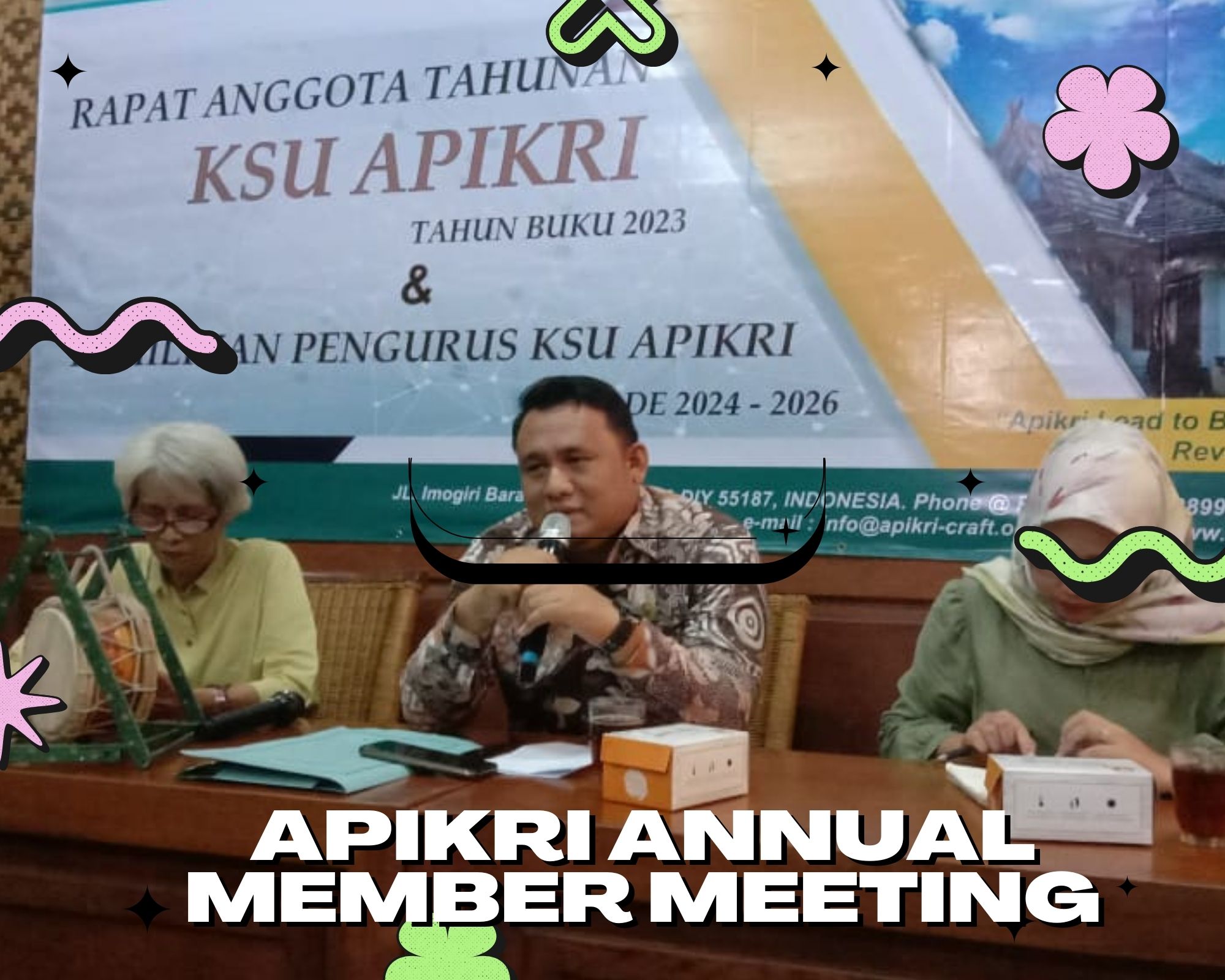 Annual Member Meeting of KSU Apikri Held at Omah Kayu 