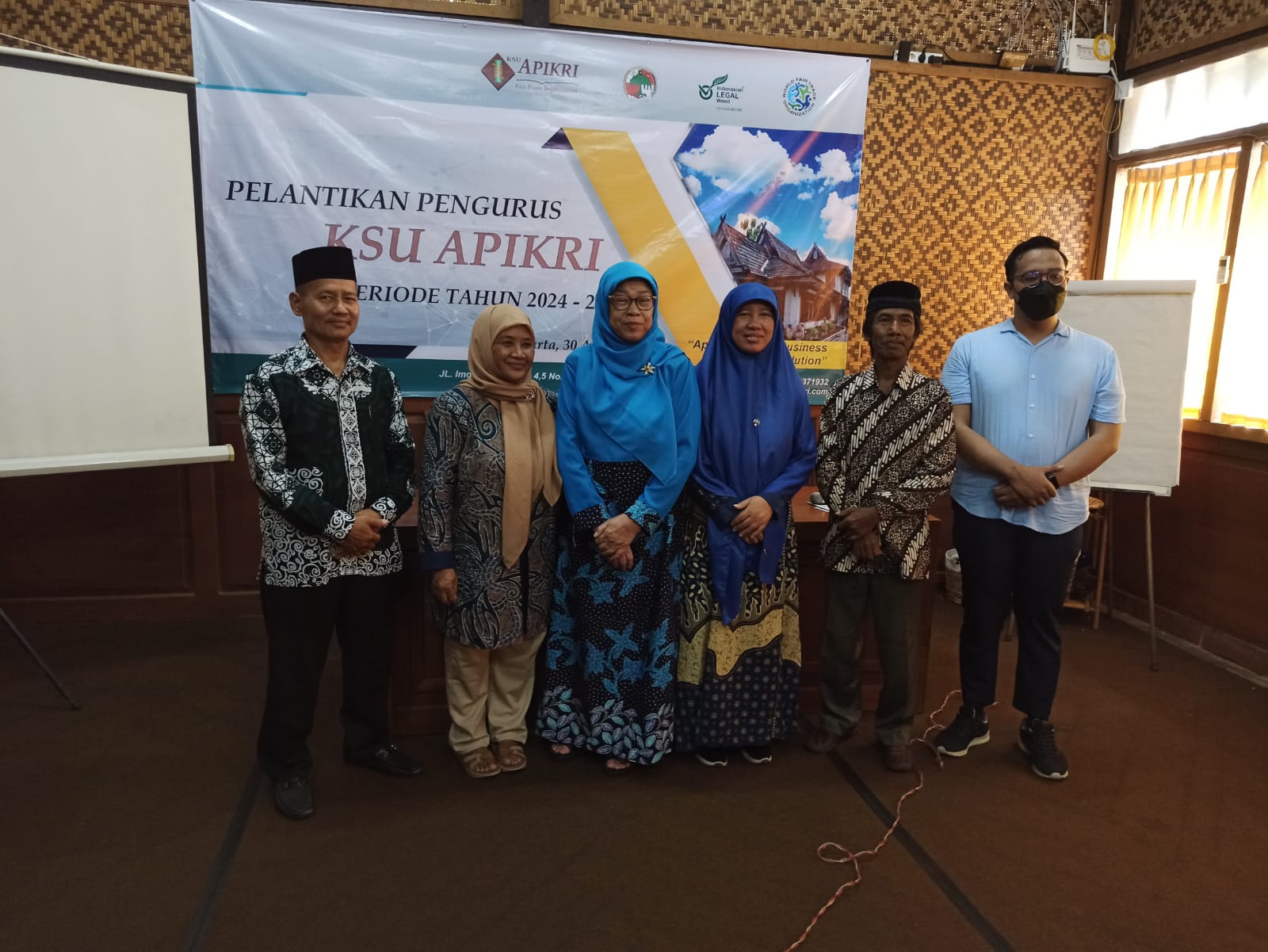 Apikr�s Board Inauguration for the 2024-2026 Period, Held at Omah Kayu