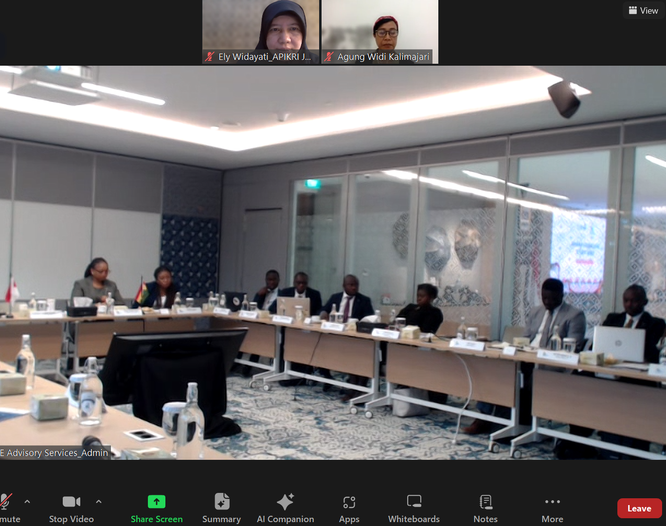 Apikri Joins Zoom Meeting with Eximbank Ghana Africa on October 21, 2024