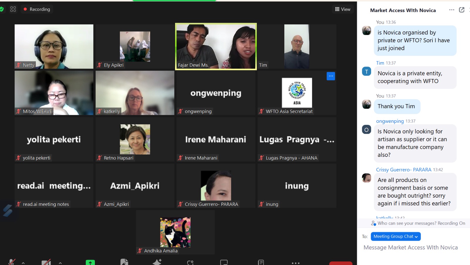 Apikri Engages in Zoom Meeting with FFTI and WFTO Asia to Explore Marketplace Expansion Opportunities