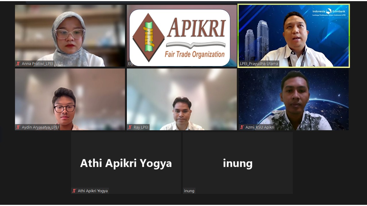 Apikri Explores Export Expansion Through LPEI Eximbank’s Digital Platform